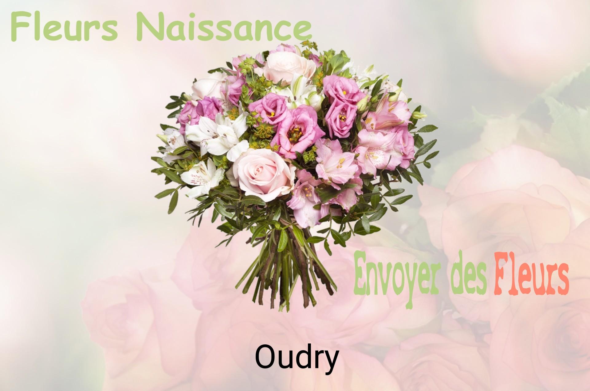 Bouquet de fleurs de naissance livré à Oudry